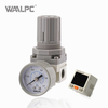WAALPC SMC 白色气动过滤减压阀 AW2000-02 G1/4'' 0.05-0.85MPa 带外部压力表和电子显示 