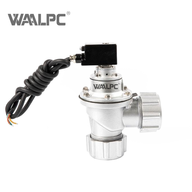 具有 IP65 防护等级的重型直角安装电磁脉冲隔膜阀 - 适用于水泥厂除尘和气力输送的高流量