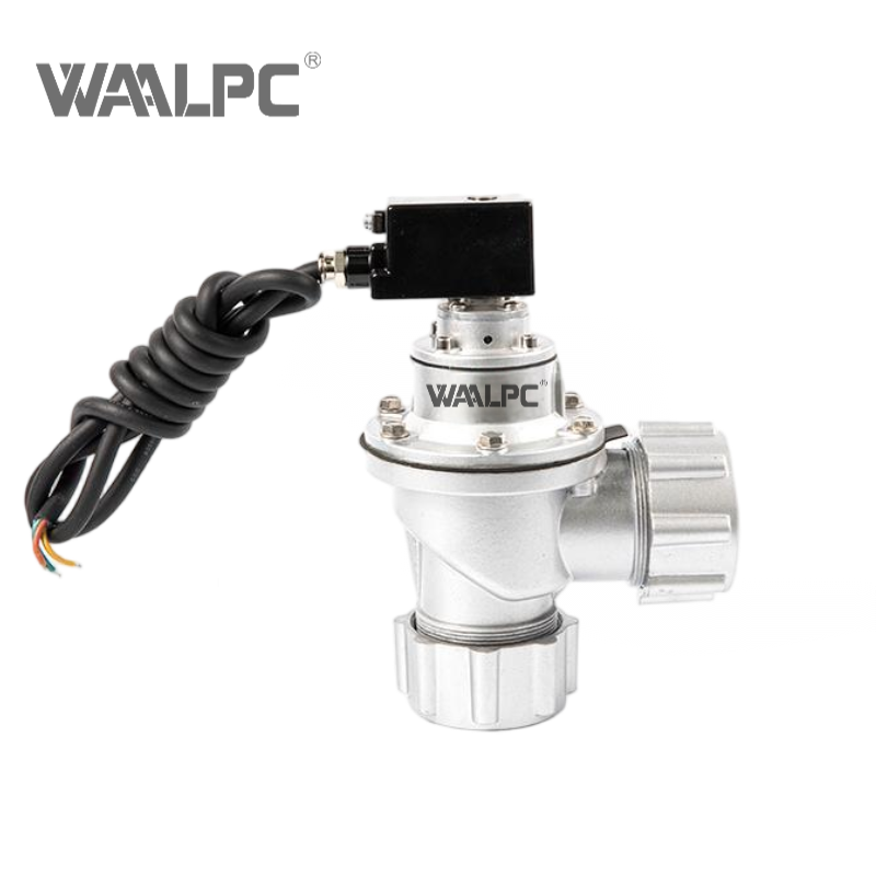 具有 IP65 防护等级的重型直角安装电磁脉冲隔膜阀 - 适用于水泥厂除尘和气力输送的高流量