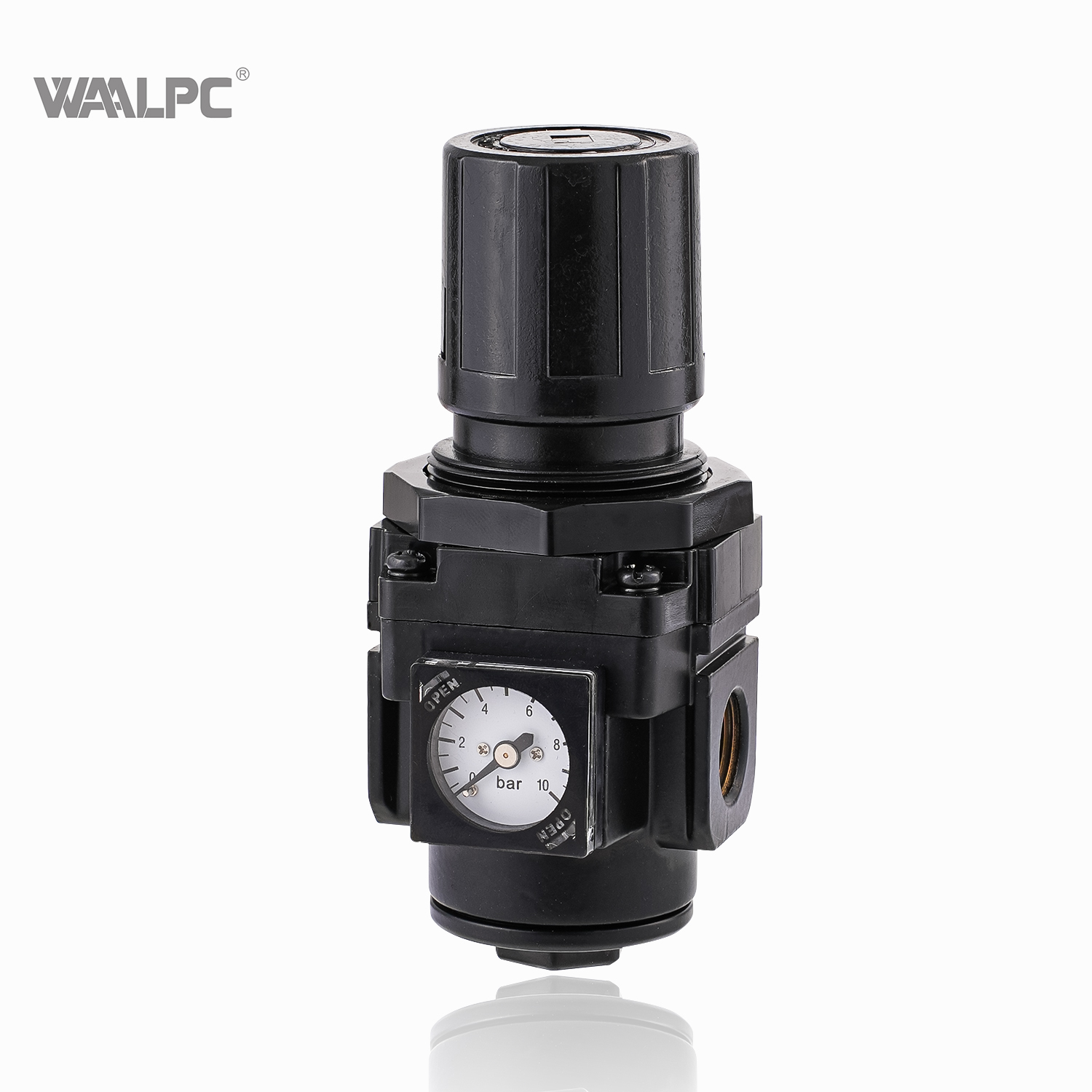 SMC 型气压调节阀内置压力表调节器，适用于自动化设备，符合 RoHS 标准 NAR3000 白色 1/4'' 3/8''