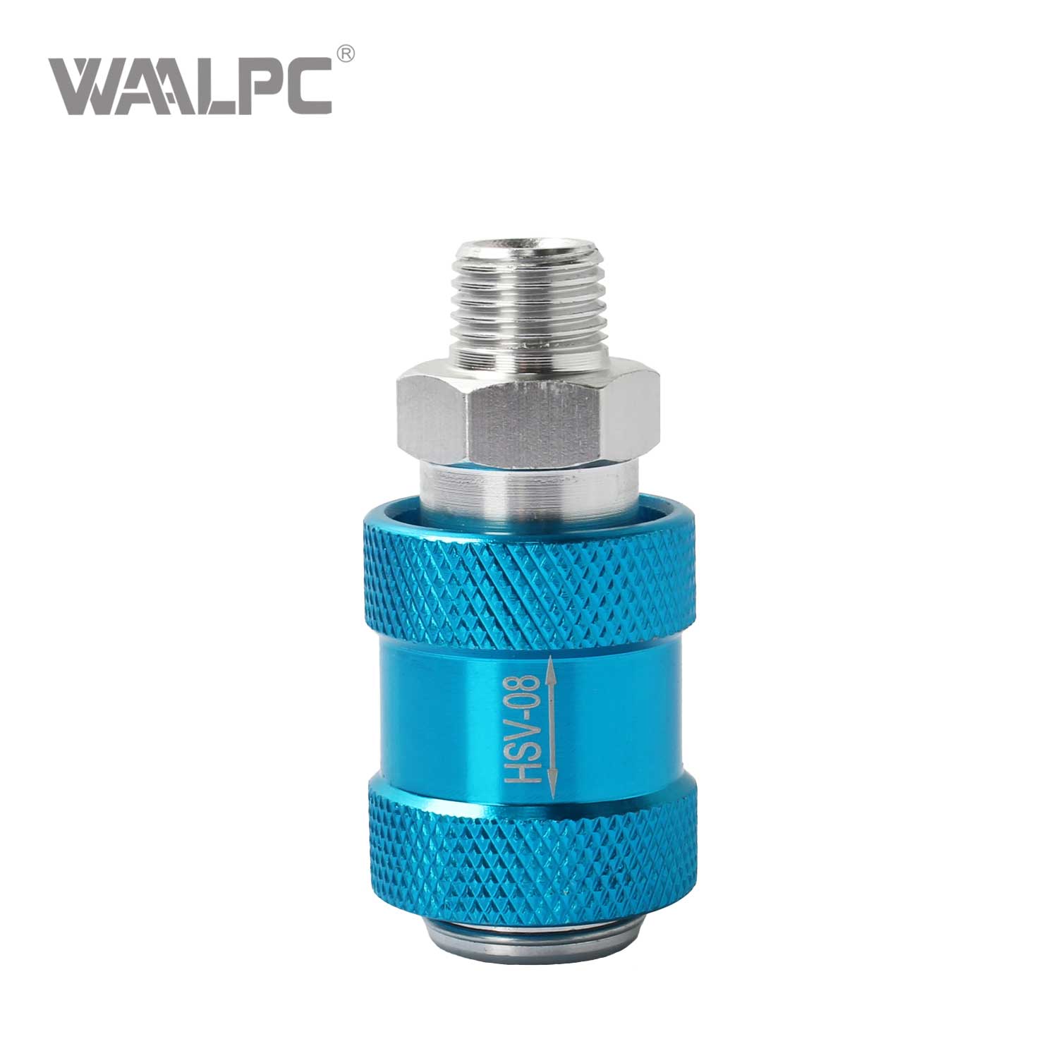 手动滑阀 HSV-25 铝制 PT1' 螺纹气动流量控制 