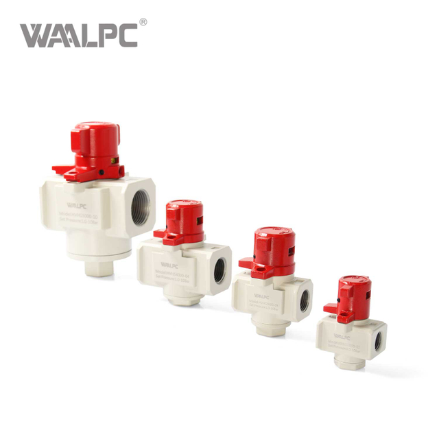 用于液压/气动系统的 SMC 型 1/8 1/4″ NPT 端口可调压力释放阀（CE/ISO 认证）