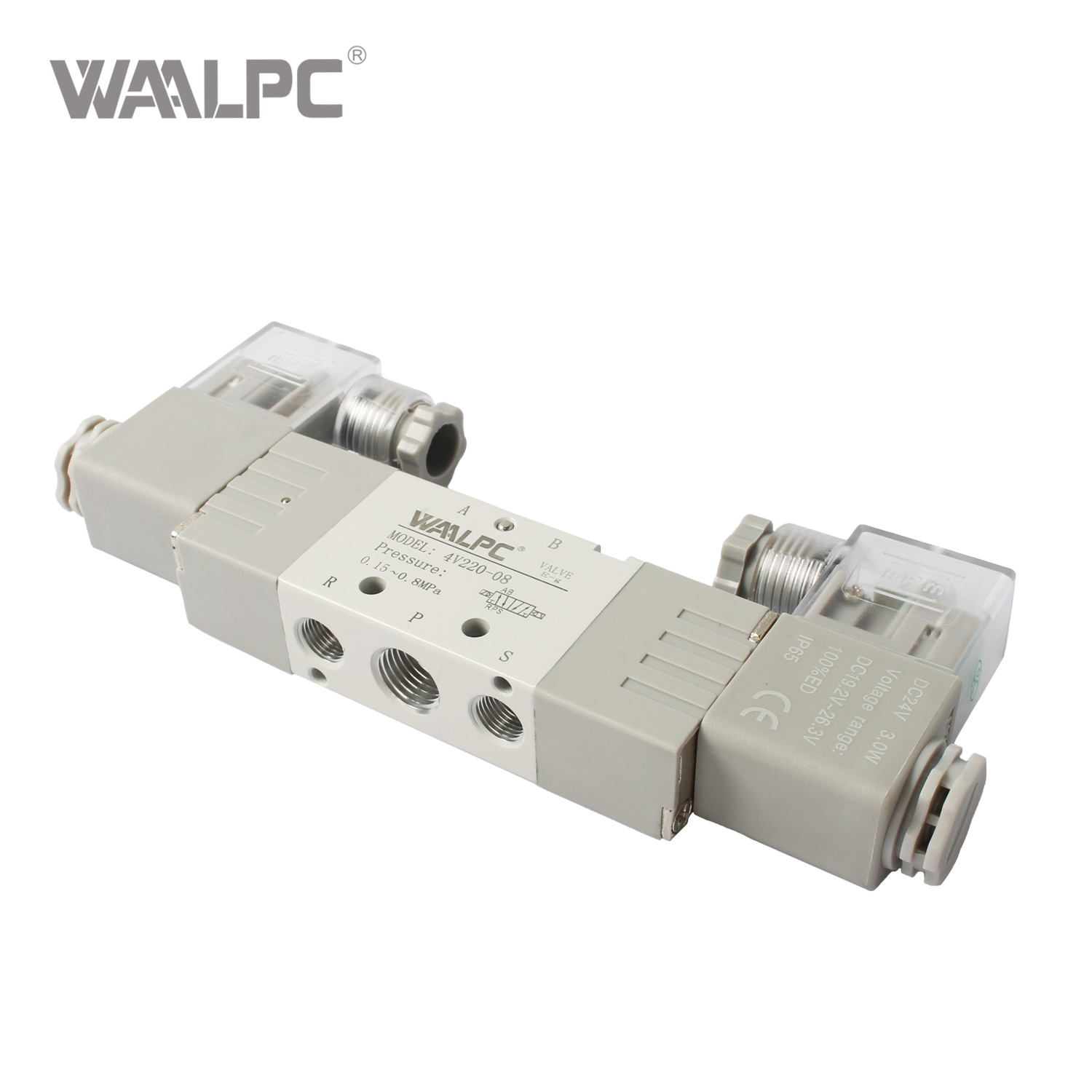 工业5/2换向电磁阀4V220单电磁铁单稳AC220V AC110V DC24V DC12V