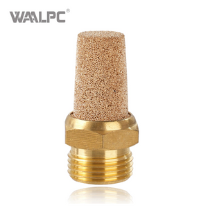 排气消声器 烧结铜气动消声器 消声器 1/8 1/4 3/8 1/2 3/4 1 排气消声器