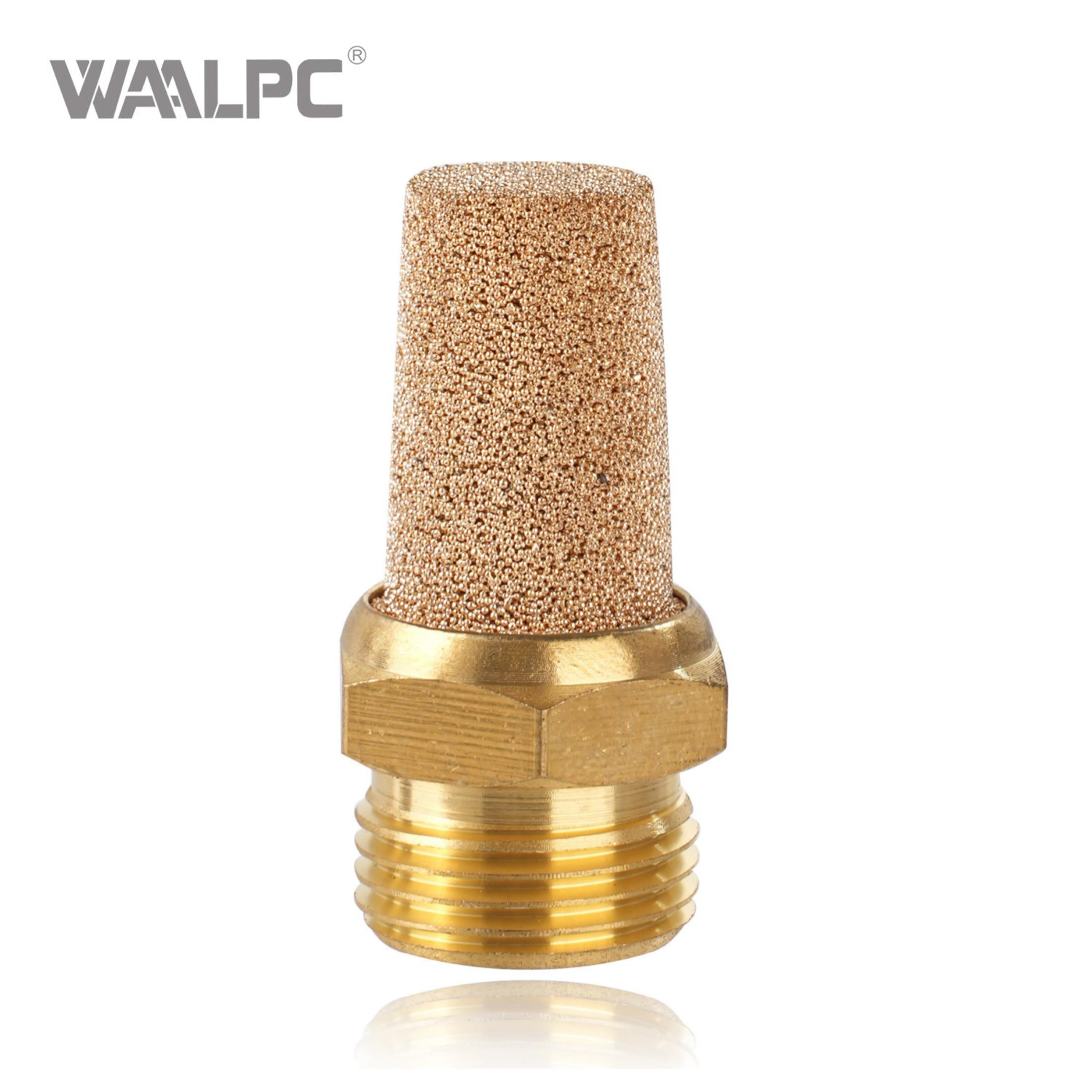 排气消声器 烧结铜气动消声器 消声器 1/8 1/4 3/8 1/2 3/4 1 排气消声器