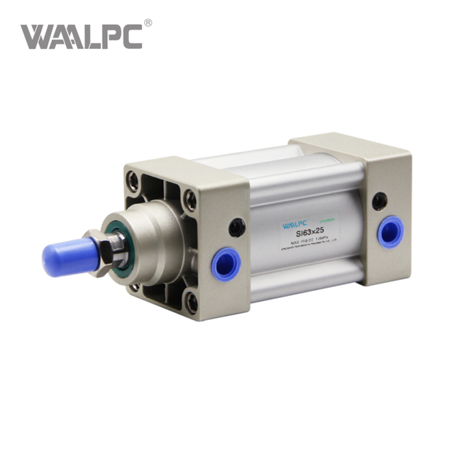 SI 系列标准气缸双作用紧凑型设计，带磁性活塞和多种安装选项