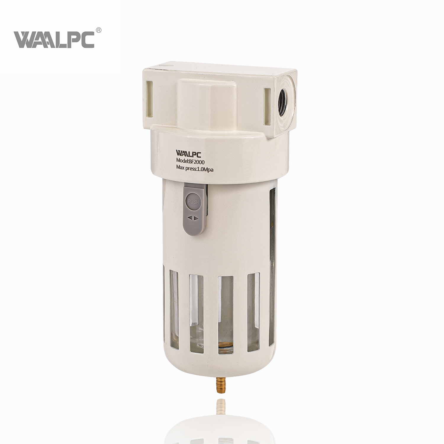 AF BF2000 OEM 中国亚德客 PT NPT 气源处理 1/8 1/4 3/8 1/2'' 生产线设备用气动压缩空气过滤器