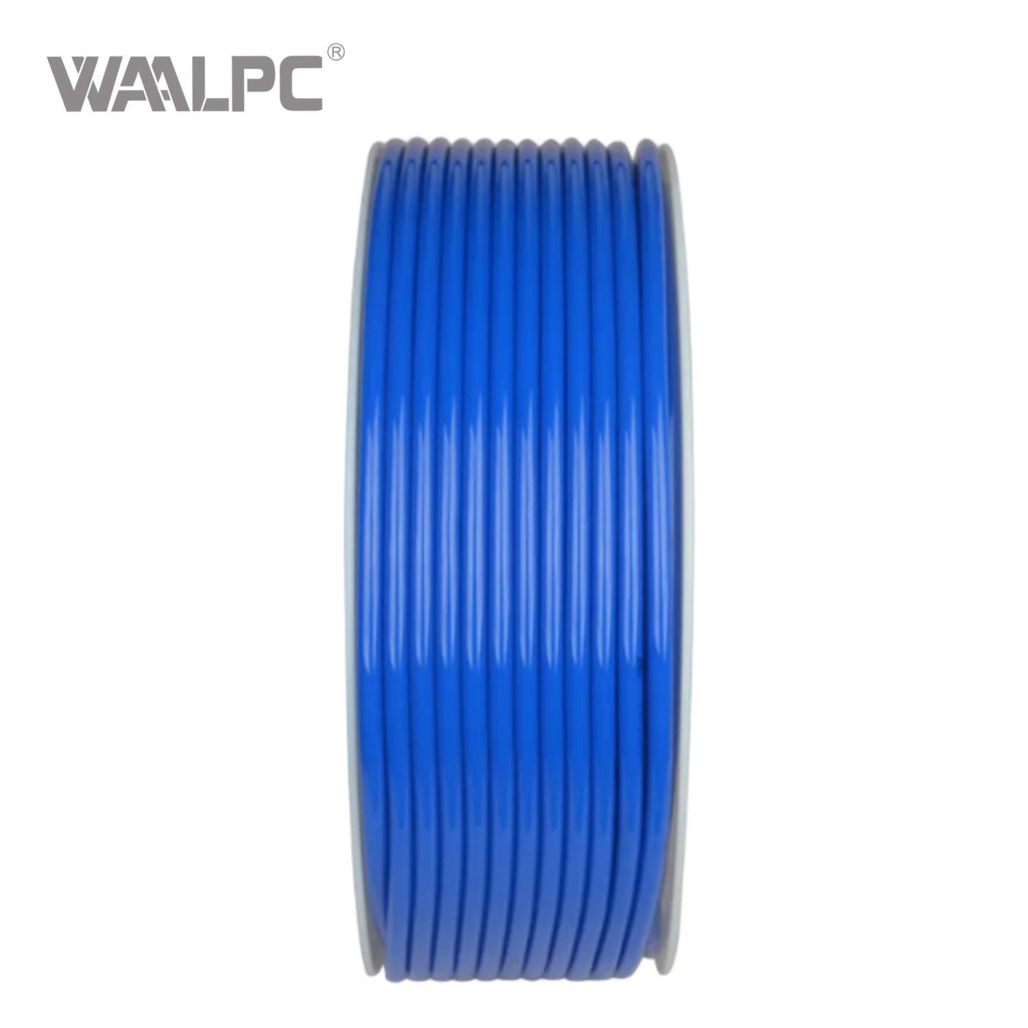 PU 气动软管空气压缩机拖车空气制动线圈管尼龙空气制动软管软 1/4'' 20FT 30FT 40FT 50FT