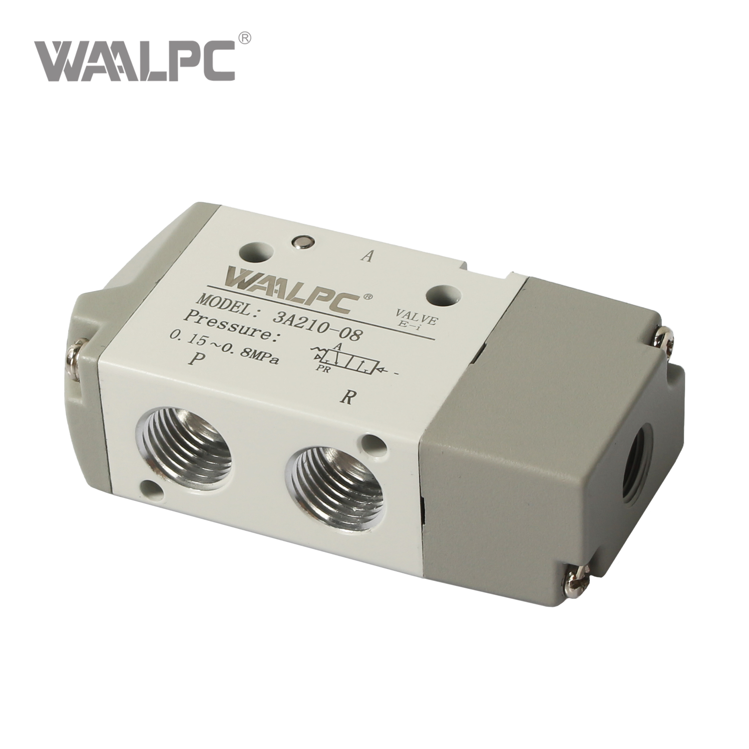 紧凑型 3A 系列先导式空气阀，高流量，1/4 英寸 NPT PT G