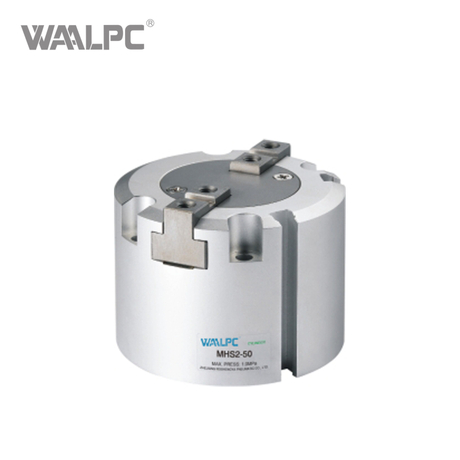 SMC 型 Mhs3 Mhs2 气动夹持气缸 紧凑型气动执行器，带滑动衬套导轨 双作用单杆设计