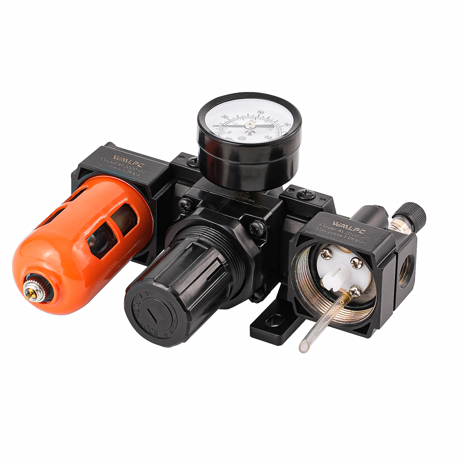 SMC 气动压缩空气过滤调节器润滑器阀表 Frl 减压阀压缩机 1/8'' 