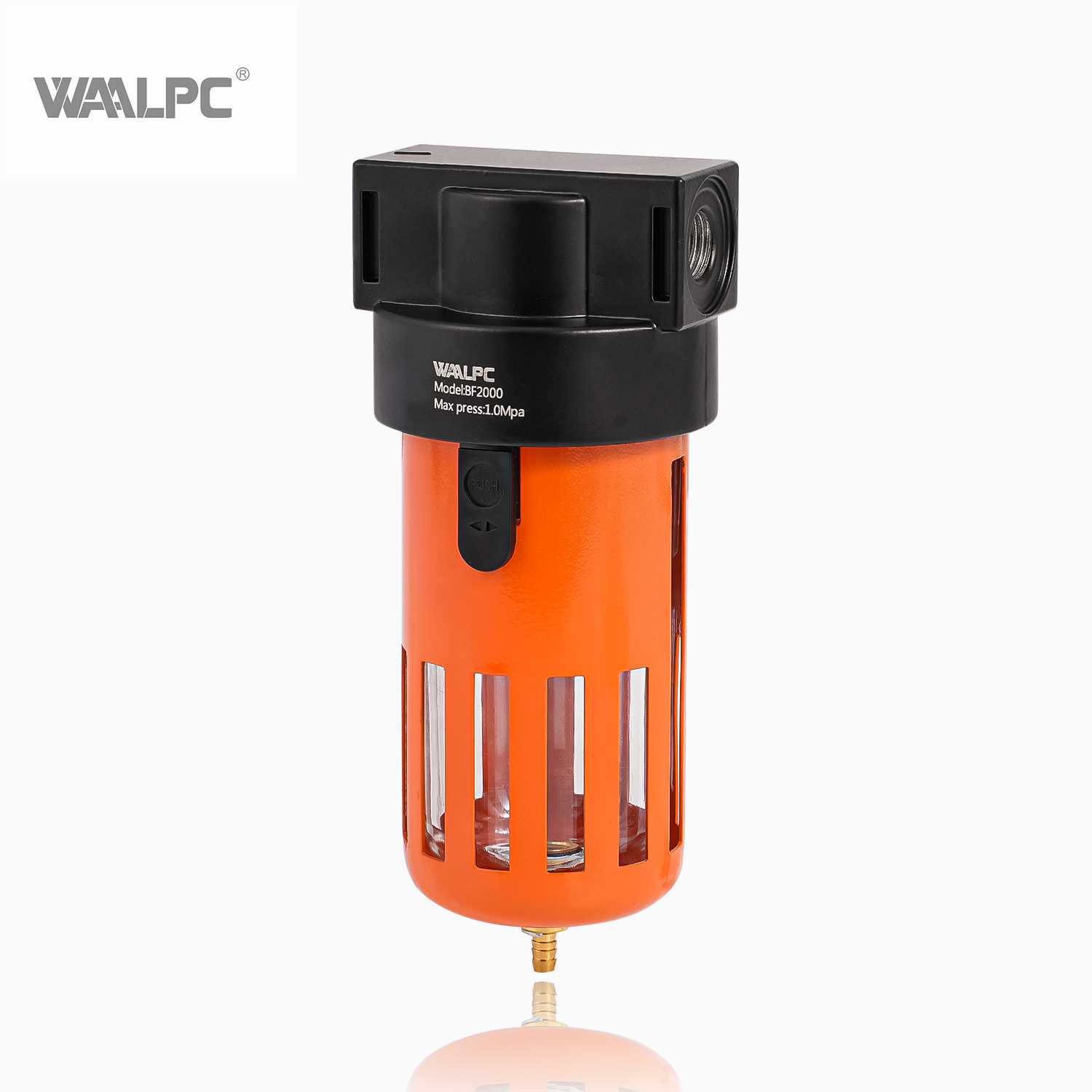 AF BF2000 OEM 中国亚德客 PT NPT 气源处理 1/8 1/4 3/8 1/2'' 生产线设备用气动压缩空气过滤器