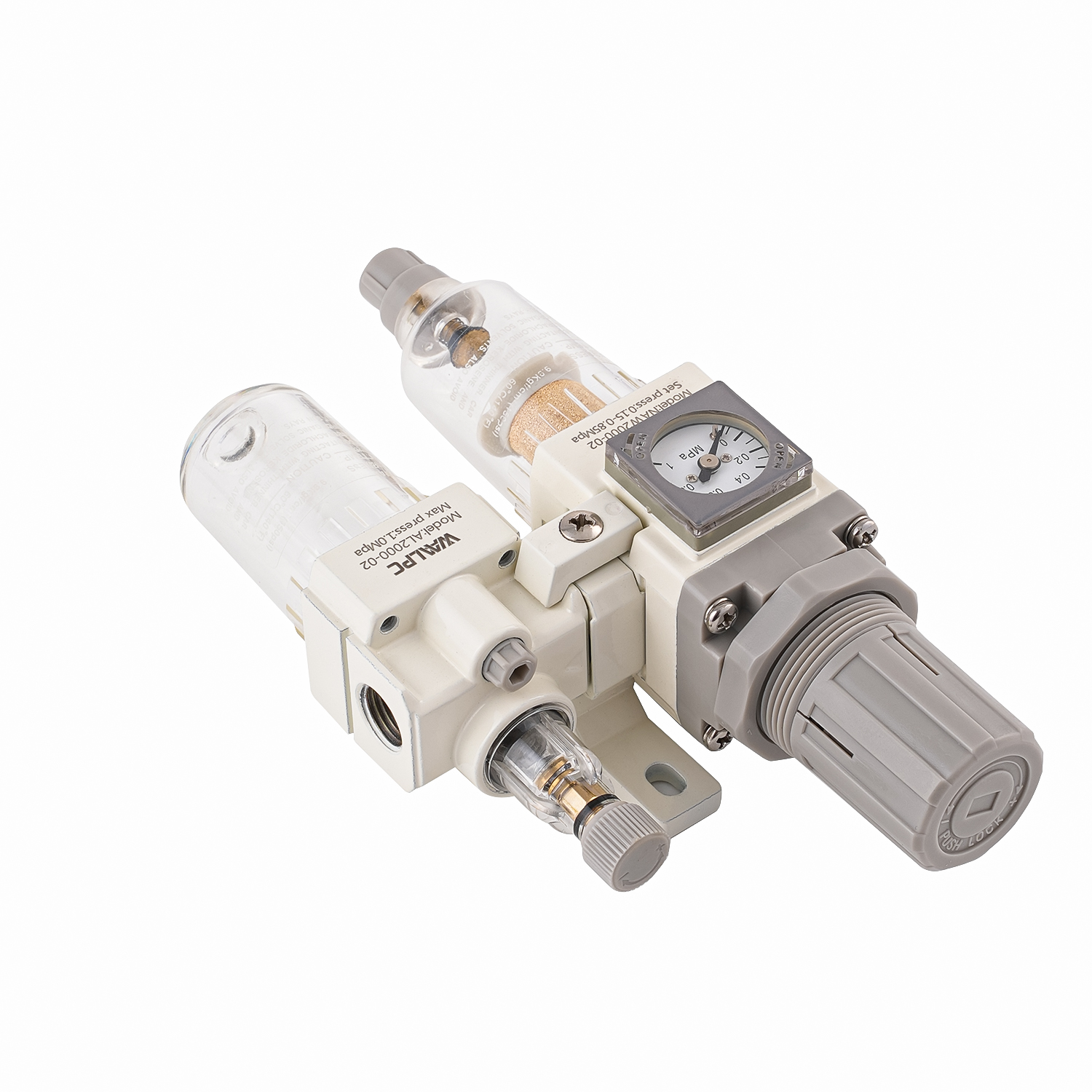 SMC 型 Frl 空气减压阀疏水阀空气过滤调节器润滑器压缩机水油分离器 1/8'' 1/4'' 多功能