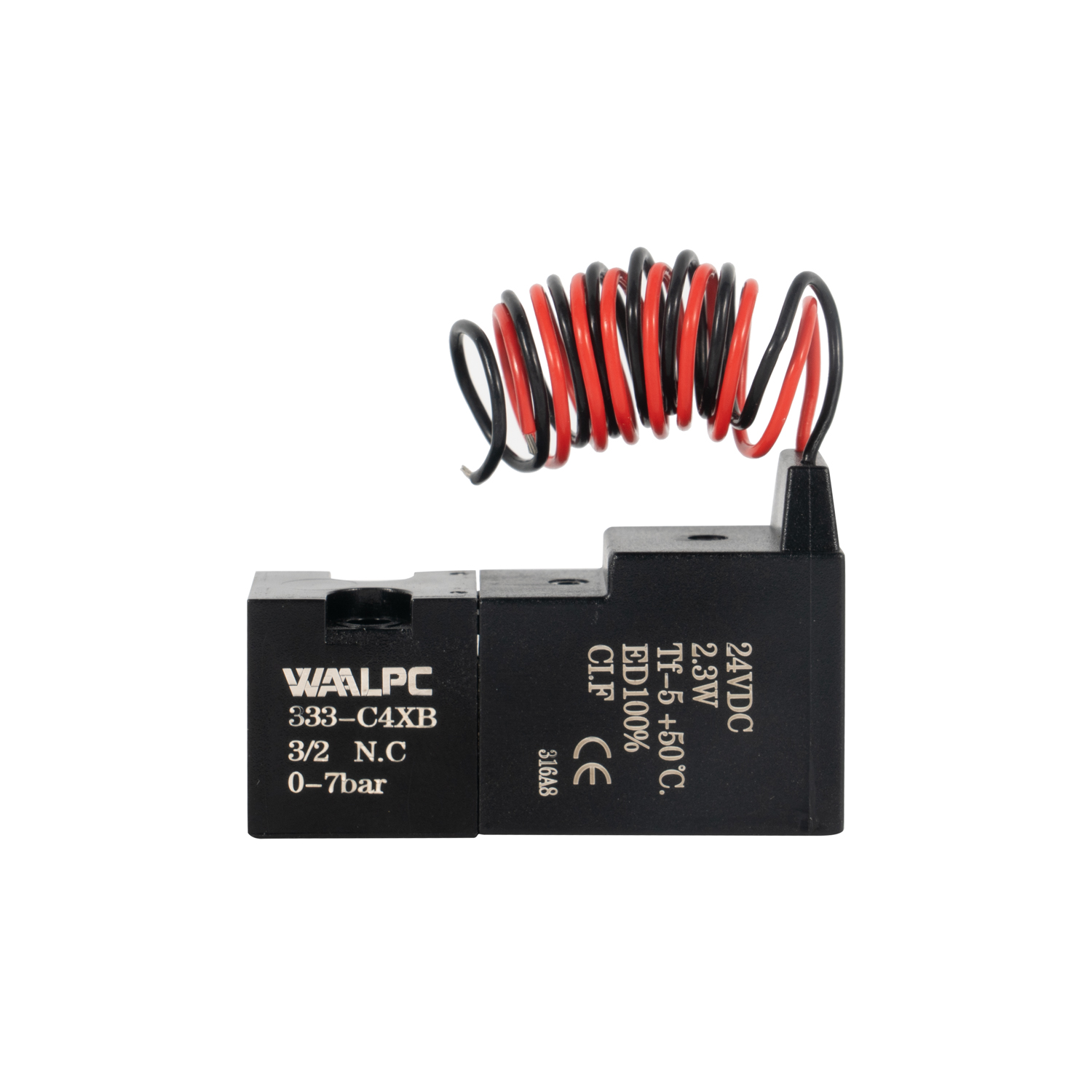 15mm 电磁阀 331-C4XB 气动 6V/12V/24V 3/2 NC 先导阀，适用于 Lonati SANTONI 袜机