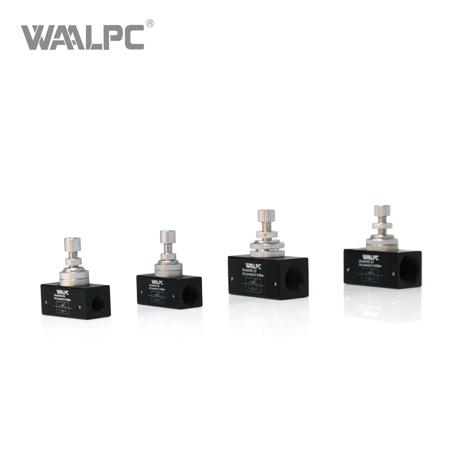 精密节流阀 RE 系列 ±0.3% 精度 G3/8'' 端口不锈钢阀体