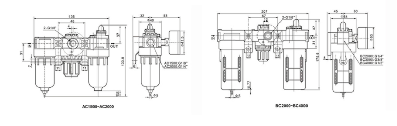 亚德客 FRL 组合