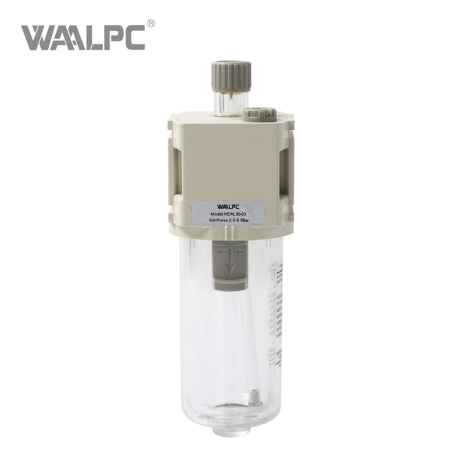 油雾润滑器 HDAL 系列 1/4'' 1.0MPa 工业气动系统精密润滑 40L/min