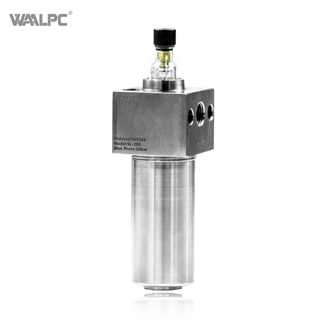 适用于海洋环境的高压 20bar OEM 气源处理 G1/4 G3/8 G1/2 G3/4 G1'' 气动 316 不锈钢空气润滑器