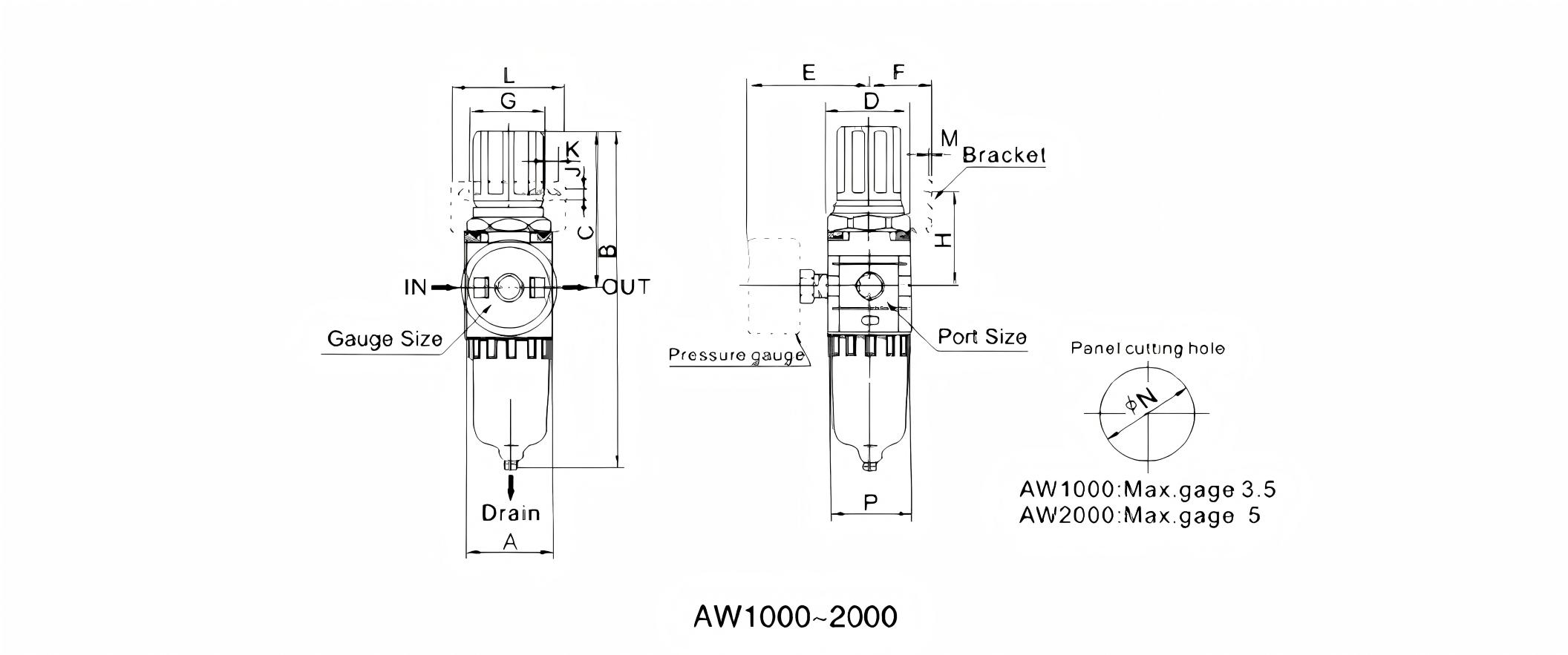 空气过滤调节器