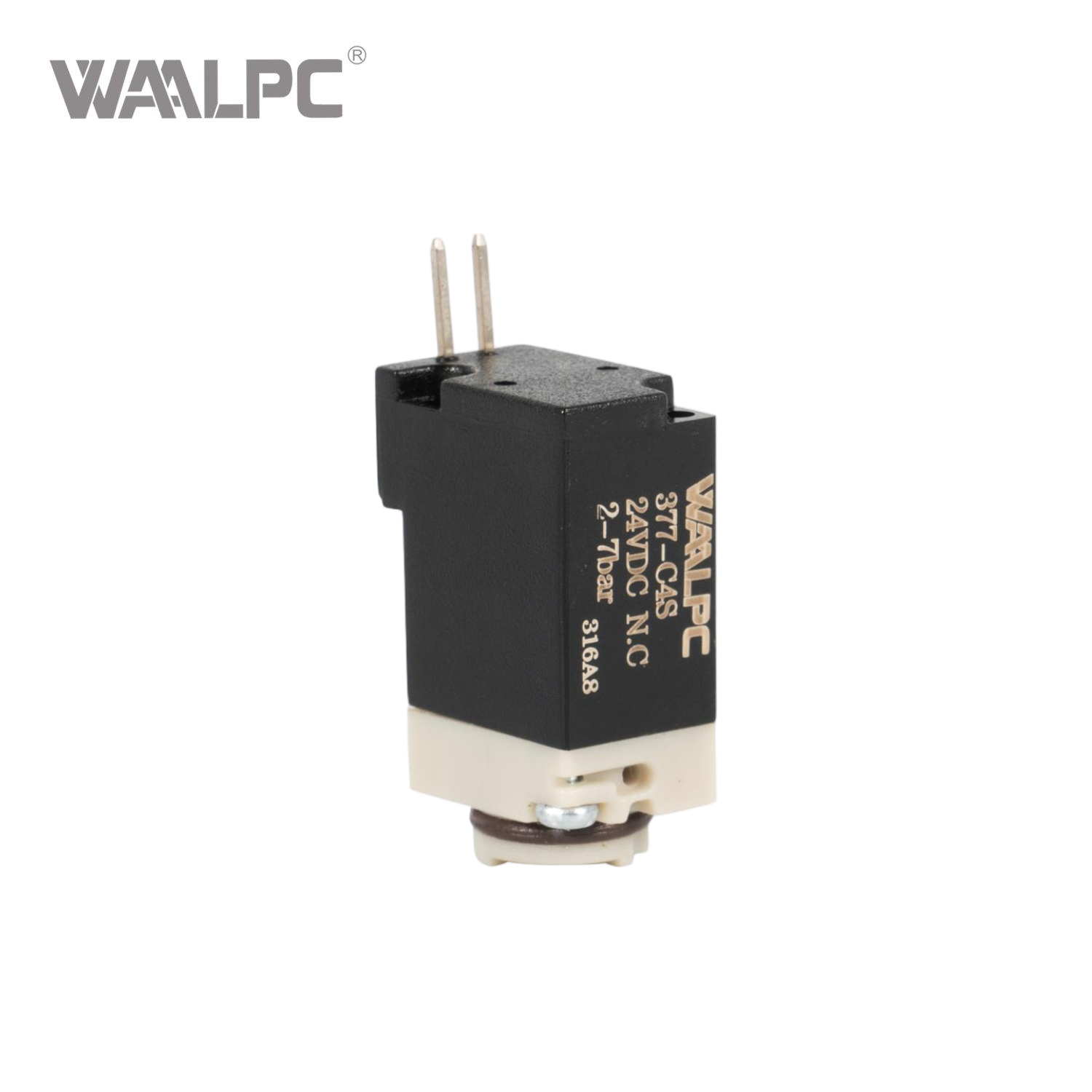 10mm 迷你电磁阀 DIN 插座连接器，适用于 COLOSIO 袜子针织机 377-C4S 2/2 路 PNEUMAX