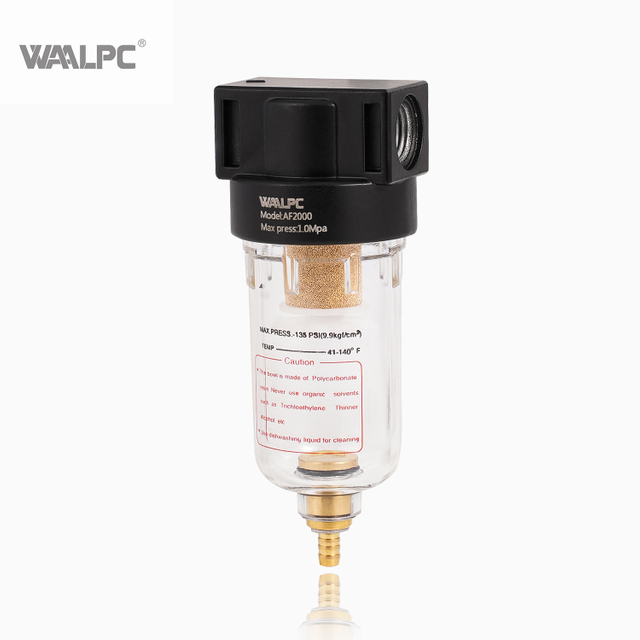 AF BF2000 OEM 中国亚德客 PT NPT 气源处理 1/8 1/4 3/8 1/2'' 生产线设备用气动压缩空气过滤器