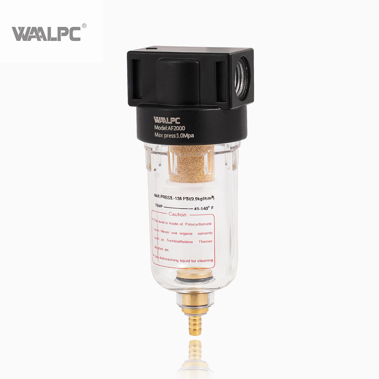 AF BF2000 OEM 中国亚德客 PT NPT 气源处理 1/8 1/4 3/8 1/2'' 生产线设备用气动压缩空气过滤器