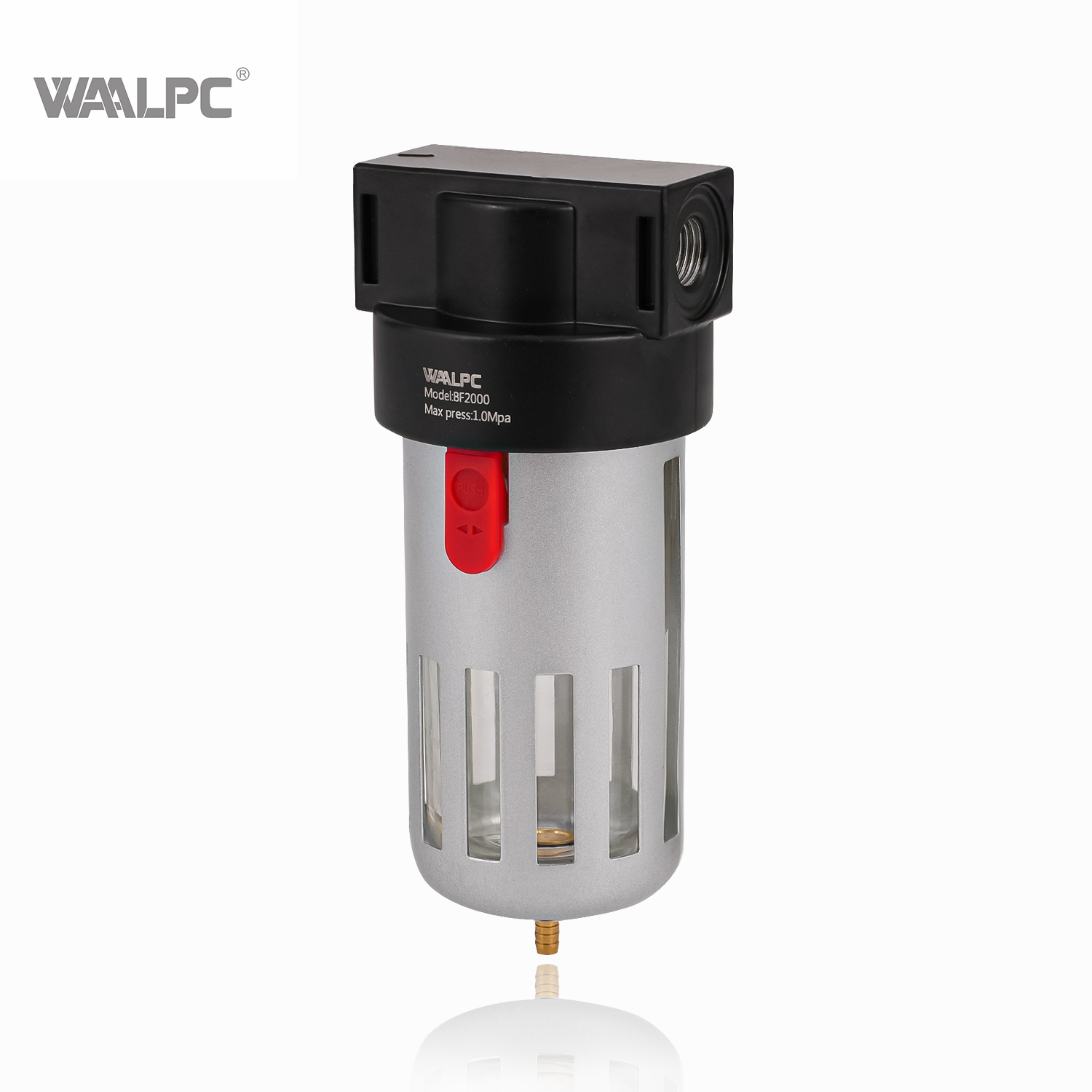 AF BF2000 OEM 中国亚德客 PT NPT 气源处理 1/8 1/4 3/8 1/2'' 生产线设备用气动压缩空气过滤器