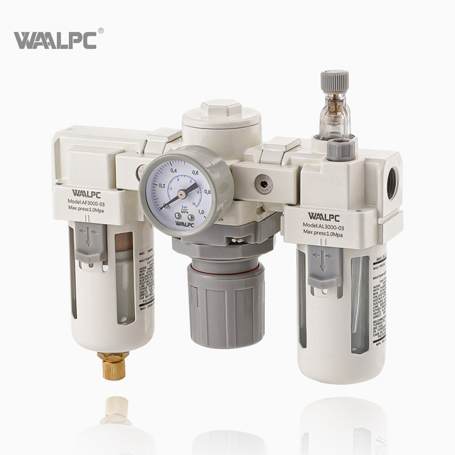 SMC 气动压缩空气过滤调压器润滑器阀表Frl减压阀自动化设备AC2000白色1/8''1/4'' 