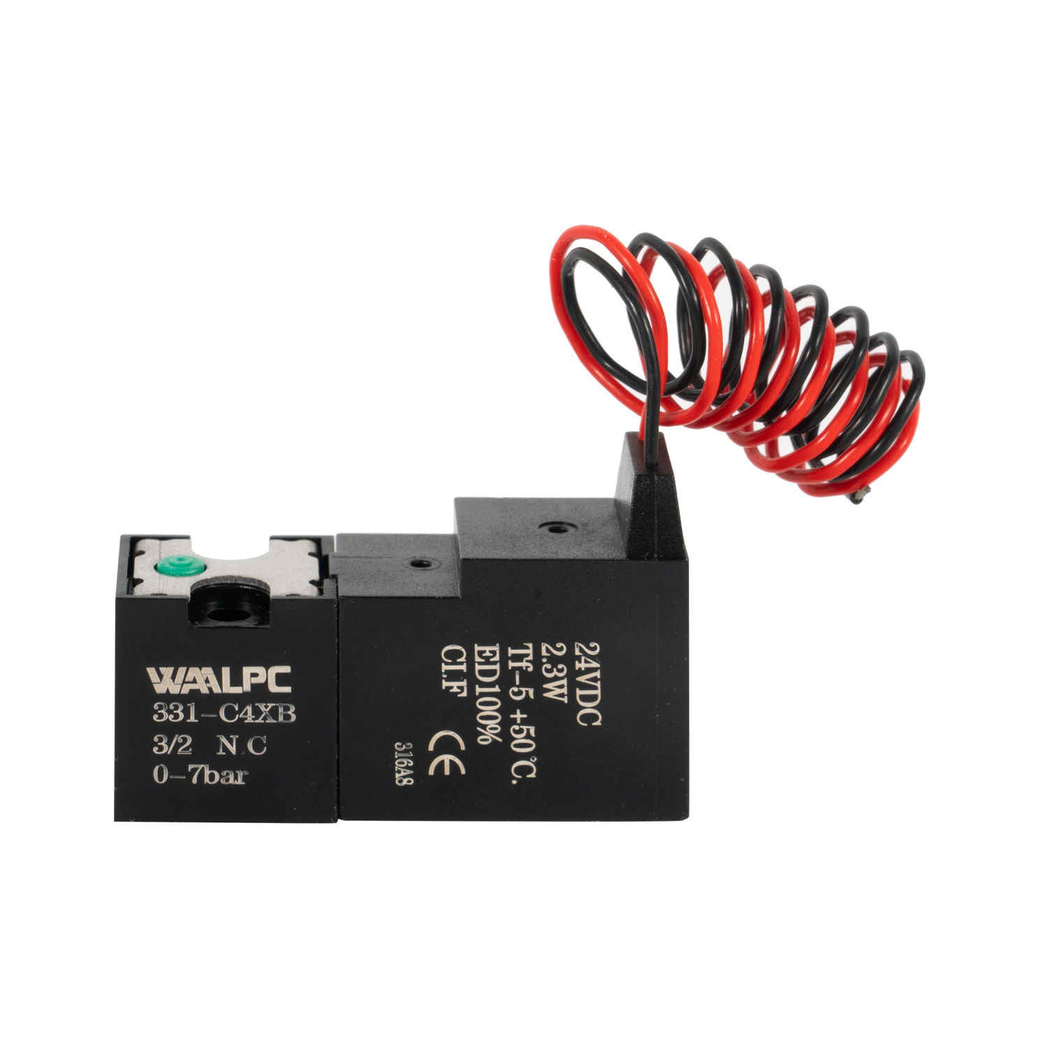  15mm 电磁阀 331-C4C 气动 6V/12V/24V 3/2 NC 先导式袜子编织机