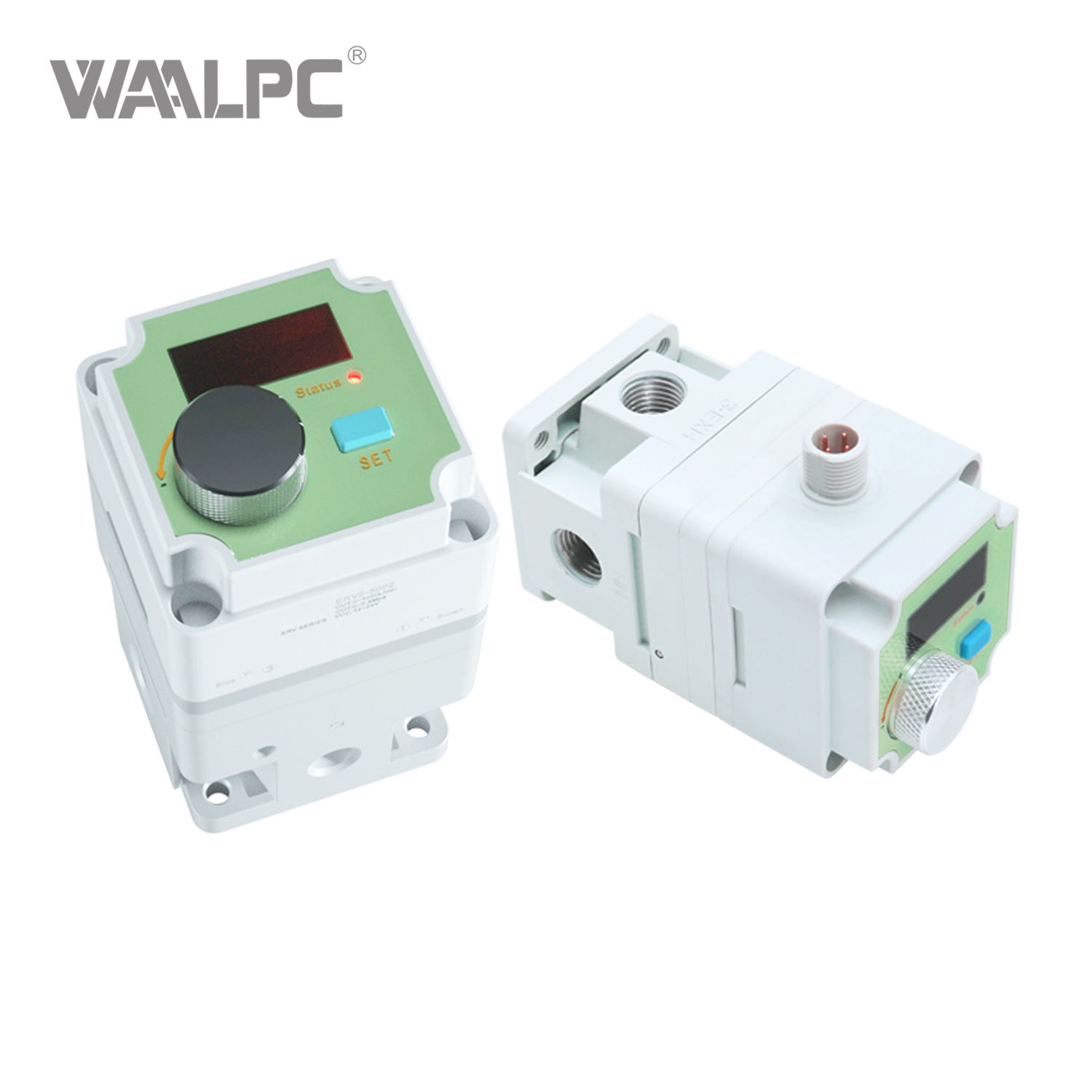 SMC ERV2-500F2 电子压力调节器，0-5V / 4-20mA 输入，G1/4 端口，IP65，用于精密气压控制