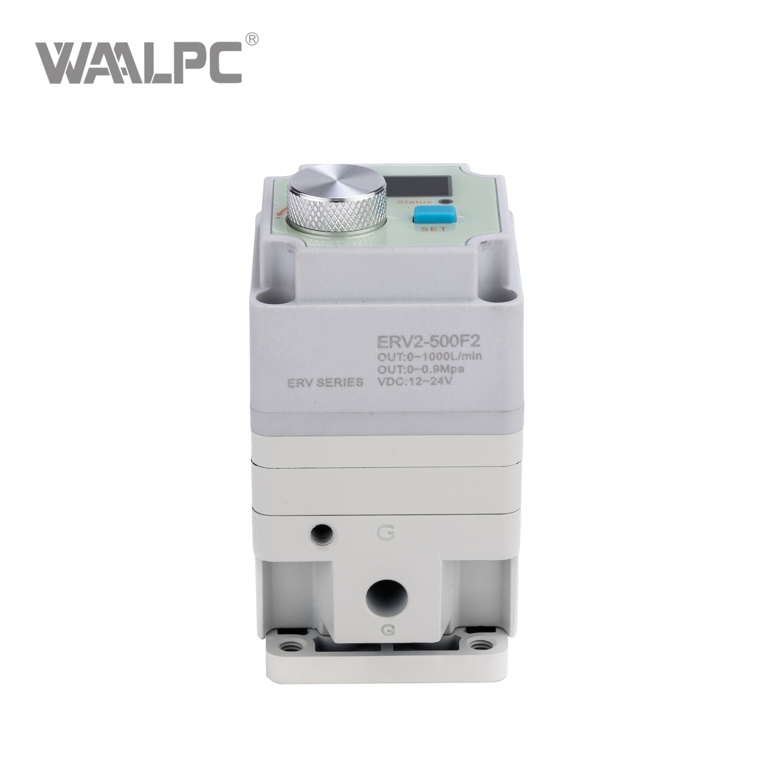 SMC ERV2-500F2 电子压力调节器，0-5V / 4-20mA 输入，G1/4 端口，IP65，用于精密气压控制