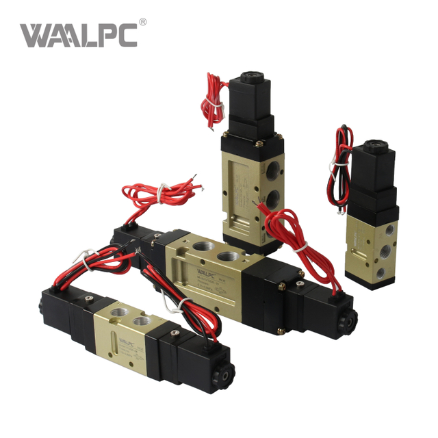 亚德客VF系列电磁阀| 5/2 5/3通气动阀 G1/8 至 G1/2