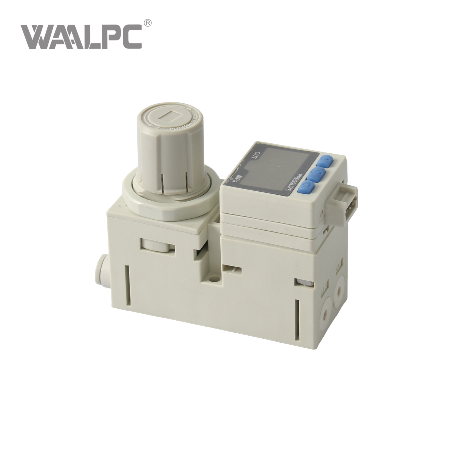 SMC 型 ARM10F1-06BG 模块化气压调节器，紧凑尺寸，直动泄压型，入口/出口底部端口