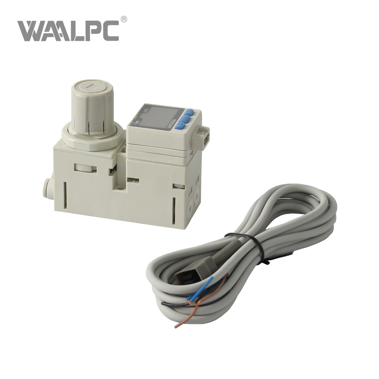 SMC 型 ARM10F1-06BG 模块化气压调节器，紧凑尺寸，直动泄压型，入口/出口底部端口